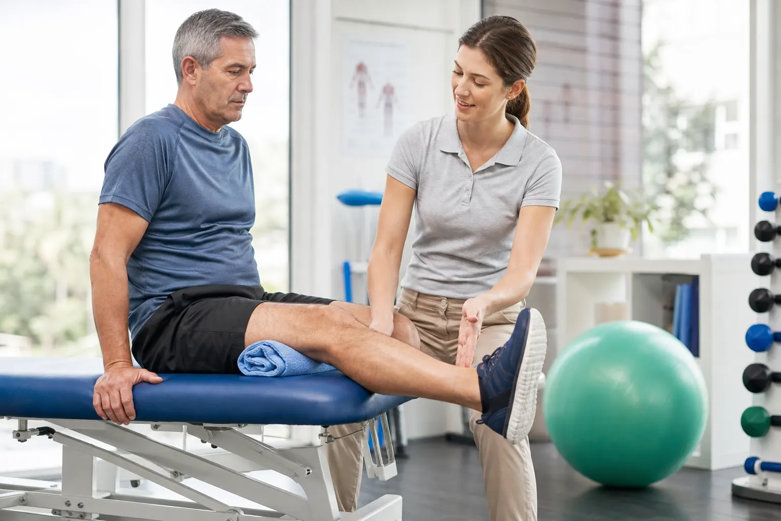 ACL Rehab mobility and strengthening exercise guidance